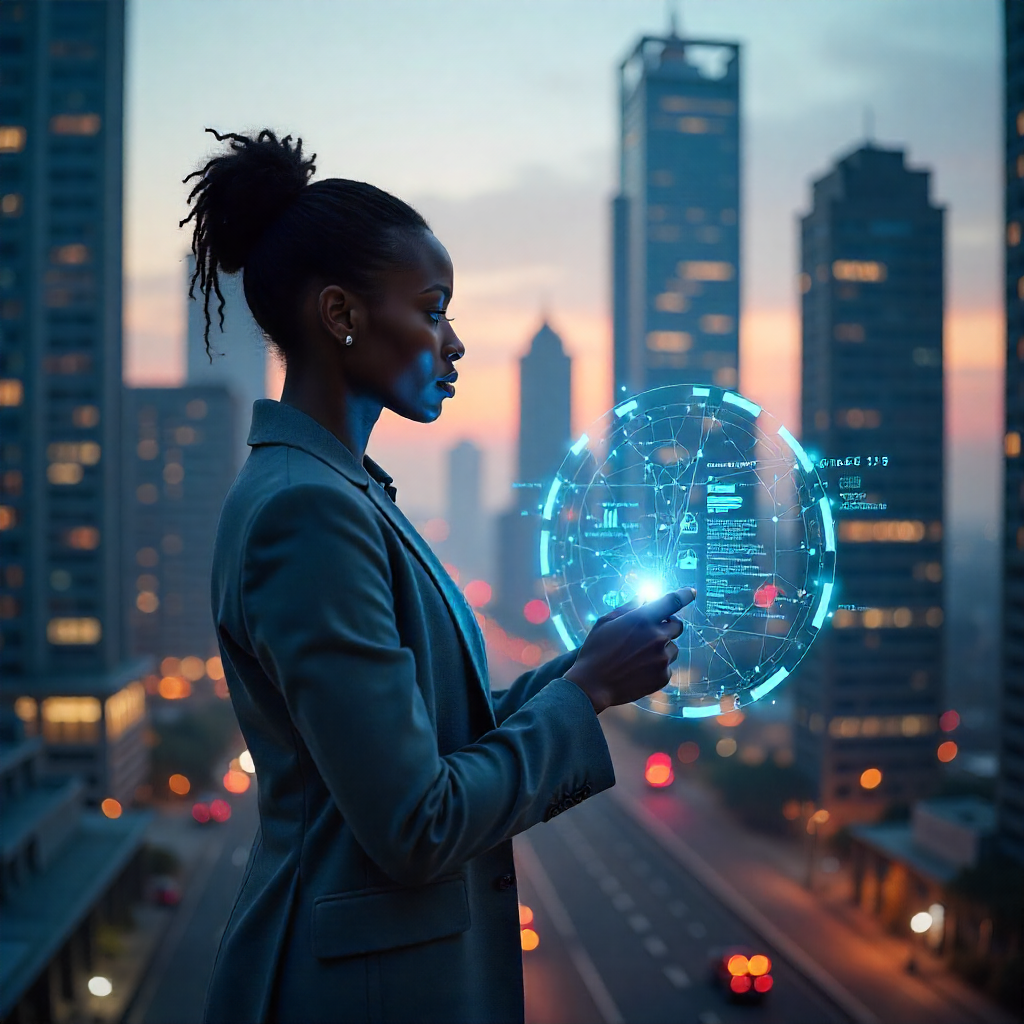 freepik a futuristic cityscape at twilight featuring a bla 67681